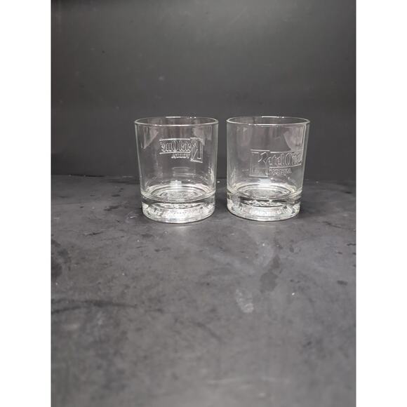 Ketel One Vodka Rocks Glasses, Set of 2, Embossed Logo, Drinking Glasses Barware - Picture 1 of 9